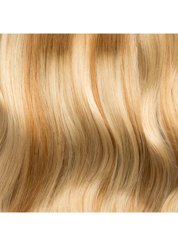 20 inch Ultimate Volume Clip in Hair Extensions in Light Brown & Blonde Balayage