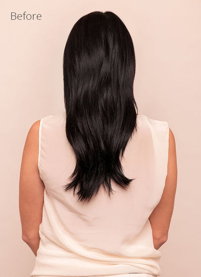 24 inch Ultimate Volume Clip in Hair Extensions  #1 Jet Black