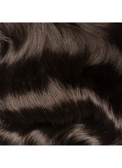 16 inch Deluxe Clip in Hair Extensions #1B Natural Black