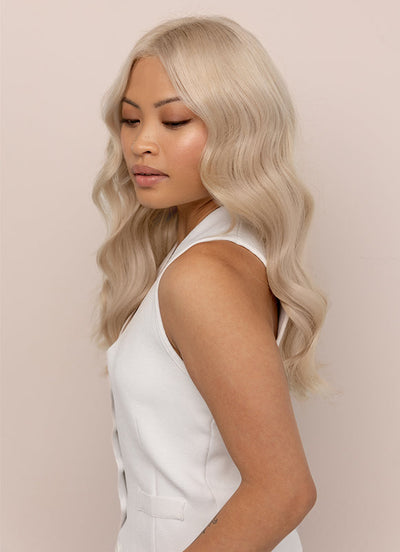 16 inch Invisible Wire Hair Extensions in Light Grey
