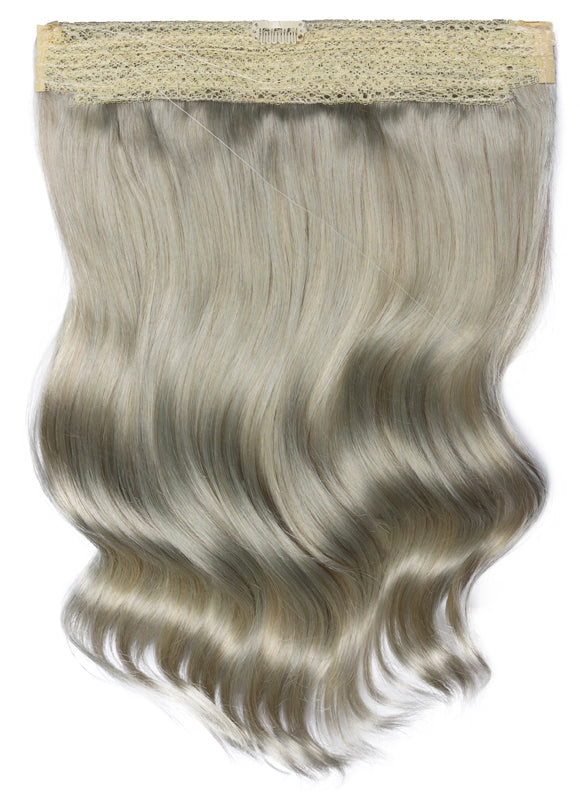 16 Inch Real Human Hair Halo Extensions Adjustable Wire Damage-Free MY-LADY Halo Human Hair Extensions Real, Adjustable Wire  main image 4