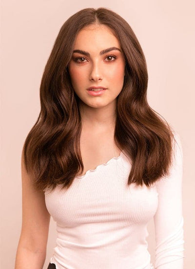 16 inch Ultimate Volume Clip in Hair Extensions #2 Dark Brown