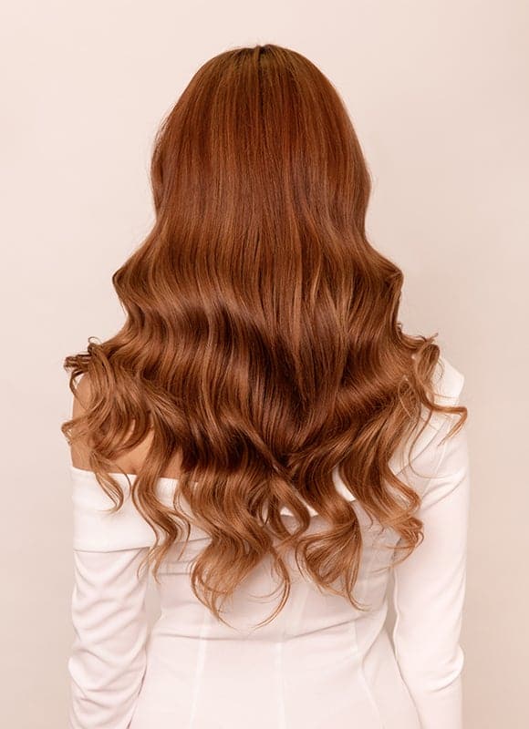 20 inch Ultimate Volume Clip in Hair Extensions #6 Light Chestnut Brow