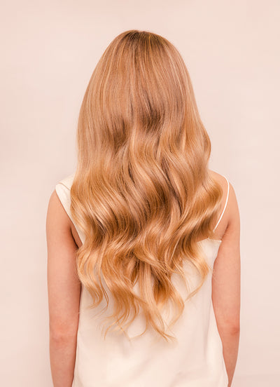 24 inch Ultimate Volume Clip in Hair Extensions  #16 Light Golden Blonde