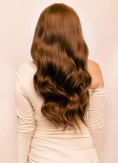 20 inch Ultimate Volume Clip in Hair Extensions  #4 Medium Brown