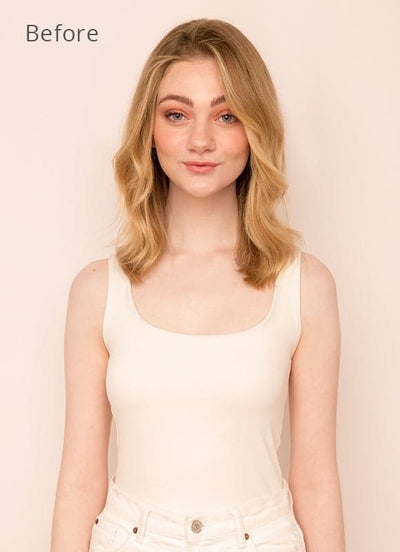 16 inch Ultimate Volume Clip in Hair Extensions in Light Brown & Blonde Balayage