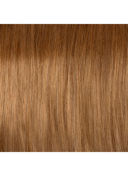 20 inch Full Volume Clip in Hair Extensions Medium to Golden Brown Ombre
