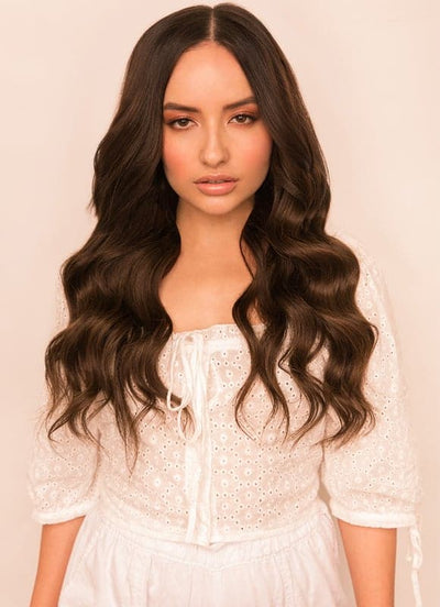 20 Inch Keratin Bond/ Fusion Hair Extensions Nail/ U-Tip #1C Mocha Brown