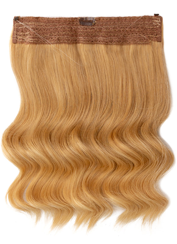22 inch Invisible Wire Hair Extensions in #16 Light Golden  display picture 2