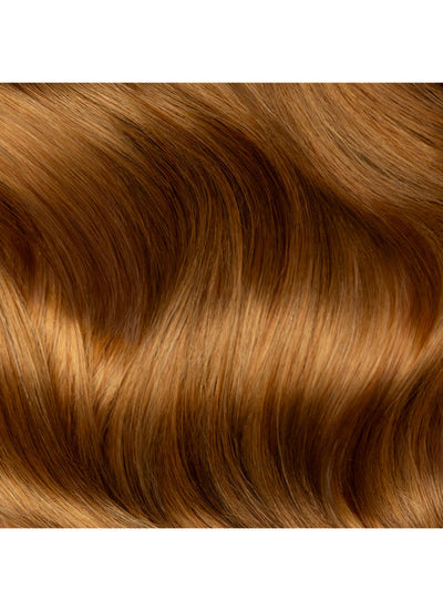 22 inch Invisible Wire Hair Extensions in #8 Chestnut Brown