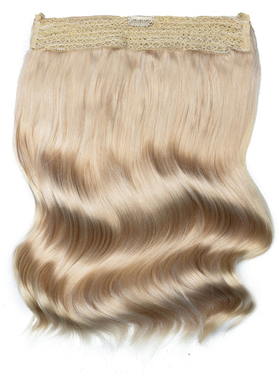 22 inch Invisible Wire Hair Extensions in Light Grey