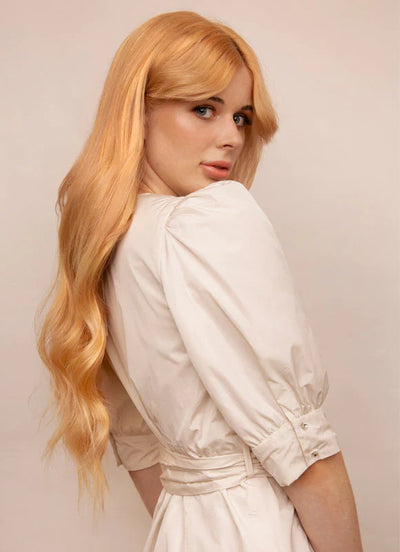 24 inch Ultimate Volume Clip in Hair Extensions  #27 Strawberry Blonde