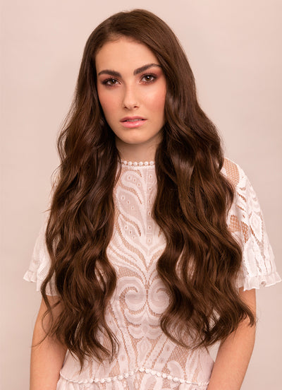 24 Inch Keratin Bond/ Fusion Hair Extensions Nail/ U-Tip #2 Dark Brown