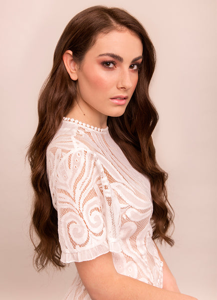 24 inch Ultimate Volume Clip in Hair Extensions  #2 Dark Brown