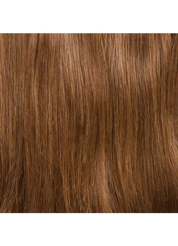 20 inch Seamless Clip in Hair Extensions #4 Medium Brown