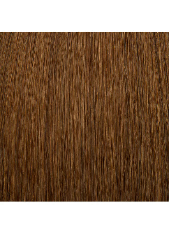 20 Inch Remy Tape Hair Extensions #8 Chestnut Brown
