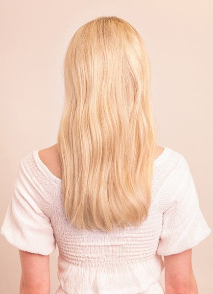 16 inch clip in hair extensions #60 light blonde 2