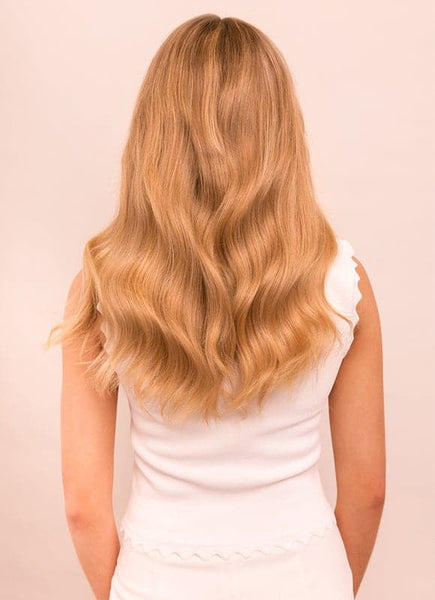 16 Inch Ultimate Volume Clip in Hair Extensions #16 Light Golden Blonde