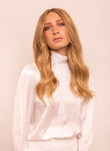 16 Inch Invisible Wire Hair Extensions #16 Light Golden Blonde