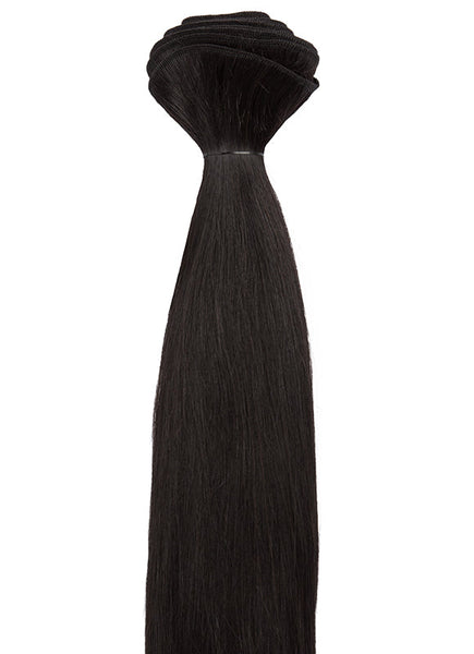 20 Inch Weave/ Weft Hair Extensions #1B Natural Black