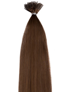20 Inch Microbead Stick/ I-Tip Hair Extensions #2 Dark Brown