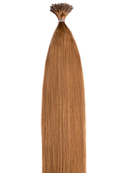 20 Inch Micro Bead Stick/ I-Tip Hair Extensions #6 Light Chestnut Brown