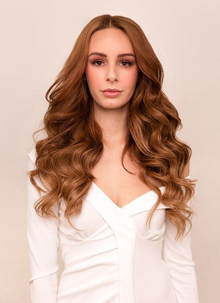 20 Inch Nail/ U-Tip Hair Extensions #6 Light Chestnut Brown