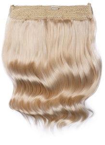 22 Inch Invisible Wire Hair Extensions #Ice Blonde