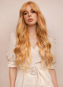 24 Inch Ultimate Volume Clip in Hair Extensions #27 Strawberry Blonde