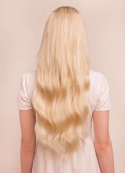 24 Inch Nail/ U-Tip Hair Extensions #60 Light Blonde