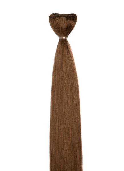 20 Inch Weave/ Weft Hair Extensions #6 Light Chestnut Brown