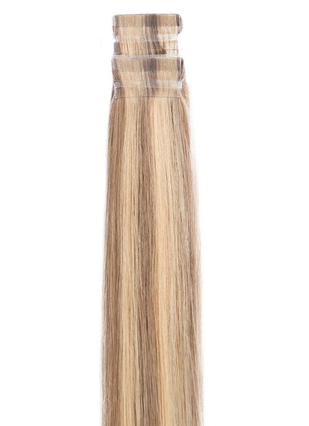 20 Inch Remy Tape Hair Extensions #P14/24K Balayage